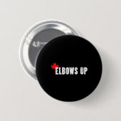 Canada Hockey Elbows Up Canadian Maple Leaf Men Bo Button (Vorne & Hinten)