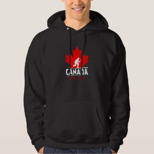 Canada Hockey Mapf Leaf Ice Hockey Player Vintag Hoodie