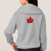 Canada Hoodie Canada Girls Maple Leaf Shirt Hoodie (Rückseite)