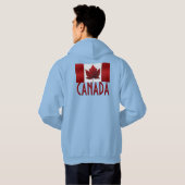 Canada Hoodie Personalisiert Canada Hooded Jacken (Schwarz voll)