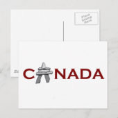 Canada Inuksuk Postkarte (Vorne/Hinten)