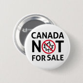 CANADA ist nicht für Sale Freedom Canadian Oh Button (Vorne & Hinten)