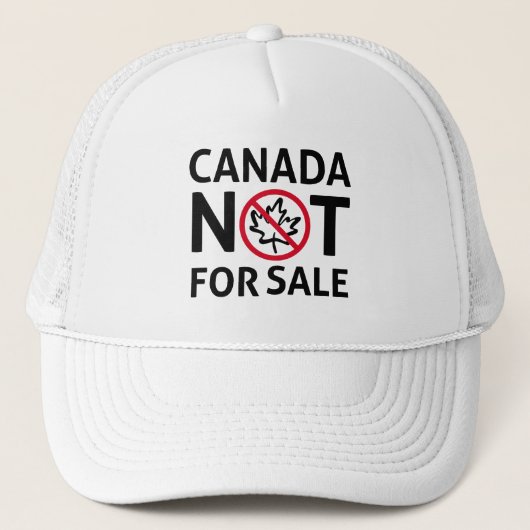 CANADA ist nicht für Sale Freedom Canadian Oh Truckerkappe (Vorderseite)