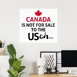 CANADA ist nicht für Verkauf in den USA eh Funny O Poster
