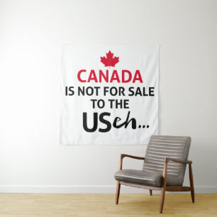 CANADA ist nicht für Verkauf in den USA eh Funny O Wandteppich