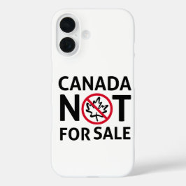 CANADA ist nicht zum Verkauf Freedom Canadian Oh L iPhone 16 Hülle