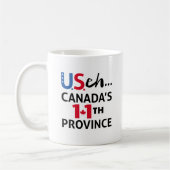 CANADA ist nicht zum Verkauf in die 11. Provinz US Kaffeetasse (Links)