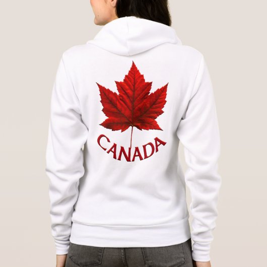 Canada Jacket Women's Canada Souvenir Sport Jacket Hoodie (Rückseite)