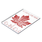 Canada Journal Custom Canada Souvenir Notebooks Notizblock (Linke Seite)