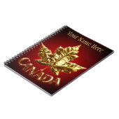 Canada Journal Souvenir Custom Notebooks Kanada Notizblock (Linke Seite)