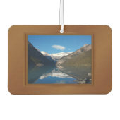 Canada Lake Louise Rocky Mountain Holzrahmen druck Autolufterfrischer (Vorderseite)