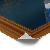 Canada Lake Louise Rocky Mountain Holzrahmen druck Poster (Ecke)