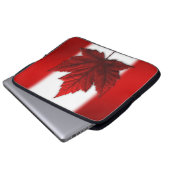 Canada Laptop Sleeve Canada Flag Computer Souvenir (Vorne Knopf)