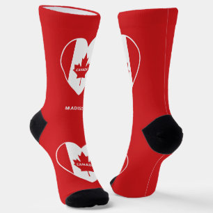 CANADA Liebe individuelle Name Socken
