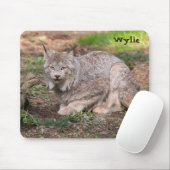 Canada Lynx Nature Lover Individuelle Name Mousepad (Mit Mouse)