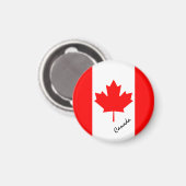 Canada Magnet, reisen / sport, kanadische flagge Magnet (Vorderseite/Rückseite)