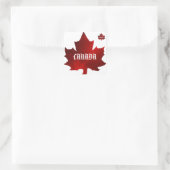 CANADA Mail-Aufkleber Quadratischer Aufkleber (Tasche)