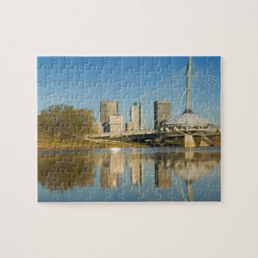CANADA, Manitoba, Winnipeg: Esplanade Riel 2 Puzzle (Horizontal)