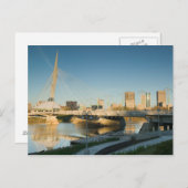 CANADA, Manitoba, Winnipeg: Esplanade Riel Postkarte (Vorne/Hinten)