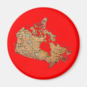 Canada Map Magnet (Vorne)