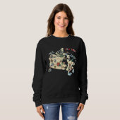 Canada map major cities Tourist Destinations attra Sweatshirt (Vorne ganz)