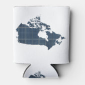 Canada Map with solar panel overlay Dosenkühler (Vorderseite)