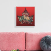 Canada Maple Leaf Art Prints - Leinwand (Insitu (Wohnzimmer))