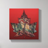 Canada Maple Leaf Art Prints - Leinwand (Vorderseite)
