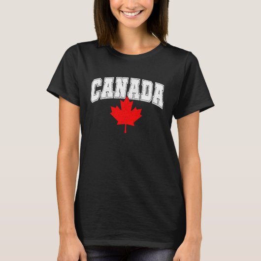 Canada Maple Leaf Canadian Flag Pride 6 T-Shirt (Vorderseite)