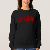 Canada Maple Leaf Canadian Flag Pride Patriotic 2 Sweatshirt (Vorderseite)