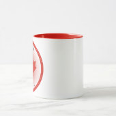 Canada Maple Leaf Circle Shape Tasse (Zentrum)