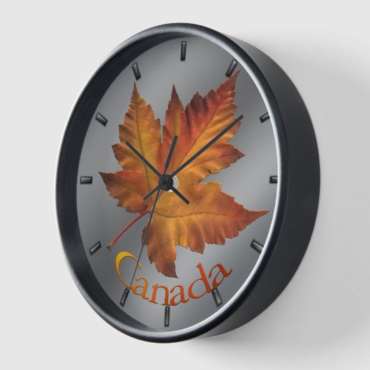 Canada Maple Leaf Clock Canada Souvenir Wall Clock Uhr (Winkel)