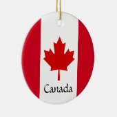 Canada Maple Leaf Design Keramik Ornament (Rechts)