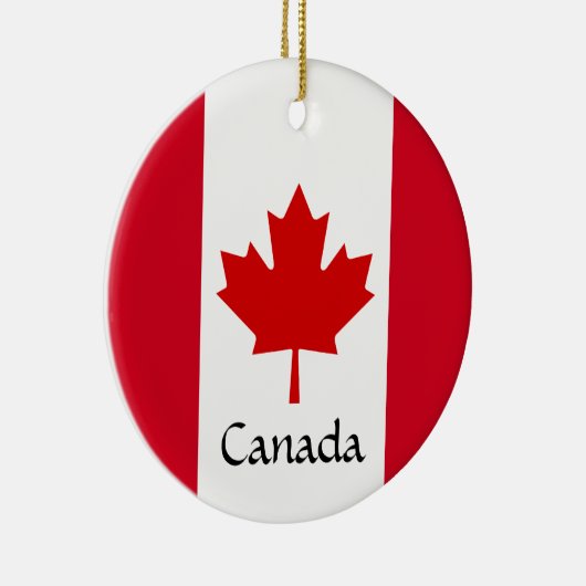 Canada Maple Leaf Design Keramik Ornament (Rechts)