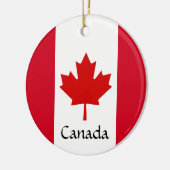 Canada Maple Leaf Design Keramik Ornament (Links)
