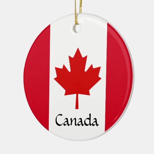 Canada Maple Leaf Design Keramik Ornament (Links)