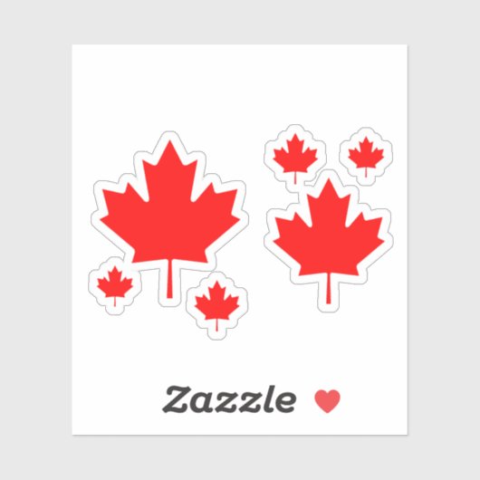 Canada Maple Leaf Flag Emblem Champion,canada,can Aufkleber (Blatt)