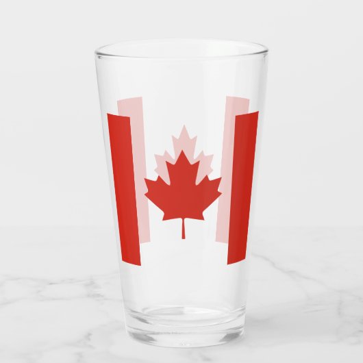 CANADA MAPLE LEAF GLAS (Rückseite)