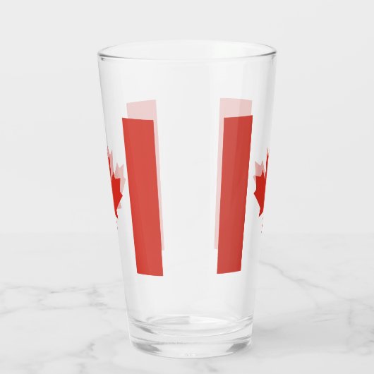 CANADA MAPLE LEAF GLAS (Rechts)