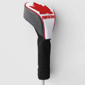 Canada Maple Leaf Golf Driver Cover Headcover (angewinkelt)