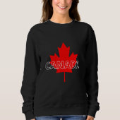Canada Maple Leaf North Patriotic Proud Sweatshirt (Vorderseite)