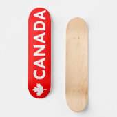 Canada Maple Leaf Skate Deck Skateboard (Vorderseite)