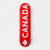 Canada Maple Leaf Skate Deck Skateboard (Vorne)