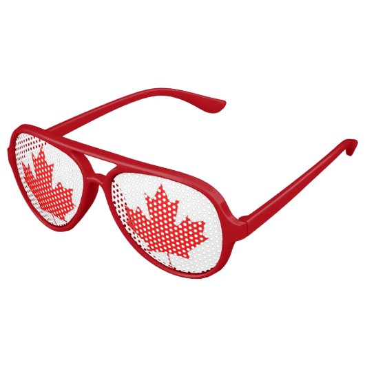 CANADA MAPLE LEAF SONNENBRILLE (Schrägansicht)