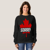 Canada Maple Leaf Sorrey Canadian Flag 2 Sweatshirt (Vorne ganz)