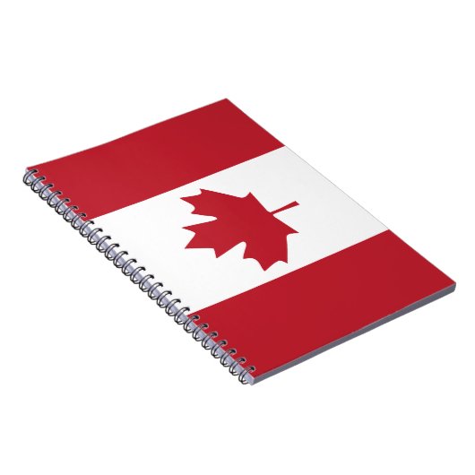 Canada Maple Leaf Spiral Notebook Notizblock (Rechte Seite)