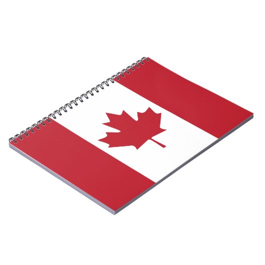 Canada Maple Leaf Spiral Notebook Notizblock (Linke Seite)