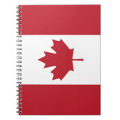 Canada Maple Leaf Spiral Notebook Notizblock (Vorderseite)