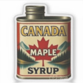 CANADA MAPLE SYRUP AUFKLEBER (Vorderseite)