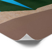 Canada Minimal Travel Poster (Ecke)